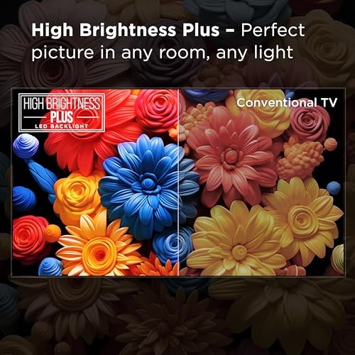 TCL 55-Inch Class Q65 QLED 4K Smart TV with Fire TV (55Q651F, 2024 Model), Dolby Vision, HDR PRO+, Dolby Atmos, Alexa Built-in with Voice Remote, Appl