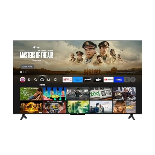 TCL 55-Inch Class Q65 QLED 4K Smart TV with Fire TV (55Q651F, 2024 Model), Dolby Vision, HDR PRO+, Dolby Atmos, Alexa Built-in with Voice Remote, Appl