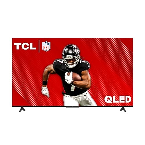TCL 55-Inch Class Q65 QLED 4K Smart TV with Fire TV (55Q651F, 2024 Model), Dolby Vision, HDR PRO+, Dolby Atmos, Alexa Built-in with Voice Remote, Appl