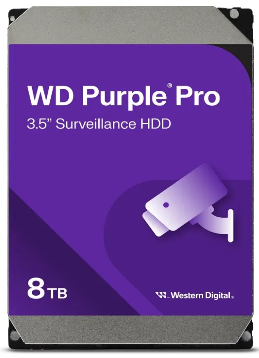 HDD WD 8TB Purz Pro Surveillance Internal Hard Drive