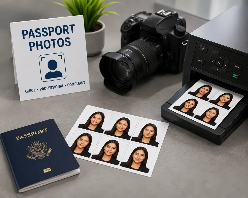 Passport Photo 1.5"x2" (4 pc)