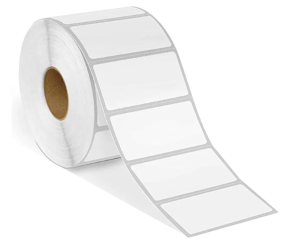 1 Roll Spartan Industrial - 2" X 1" Direct Thermal Labels 1300 labels