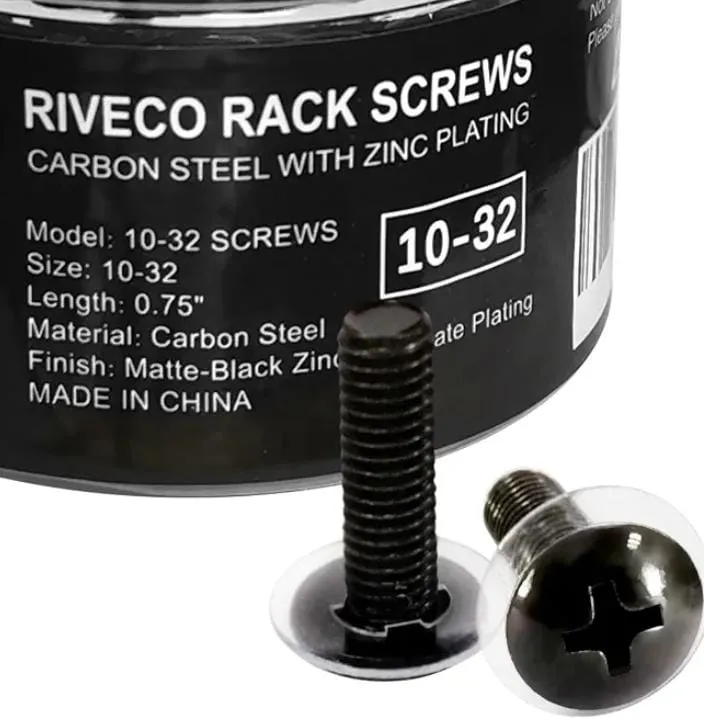 10 Pcs Rack Screws 10-32