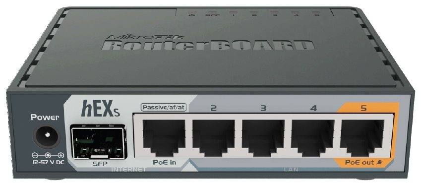 Mikrotik HEX S Wired Router Gigabit Ethernet Black