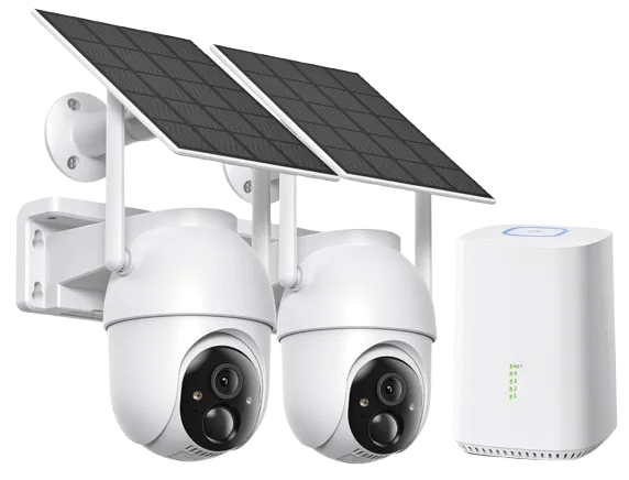 SEHMUA 4MP Solar Security Camera Kit – Wireless Outdoor CCTV System