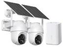SEHMUA 4MP Solar Security Camera Kit – Wireless Outdoor CCTV System