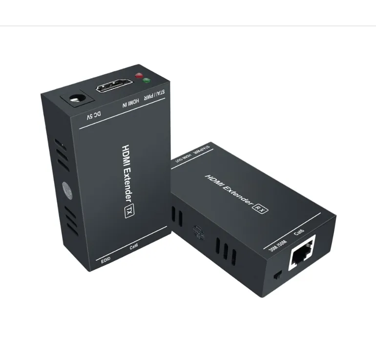 HDMI Extender Over Ethernet, 1080P 60Hz, 164FT, PoC, EDID -HT202P