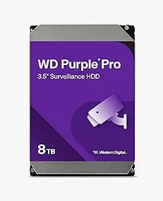 [P-000038] HDD Western Digital - WD 8TB Surveillance Internal Hard Drive