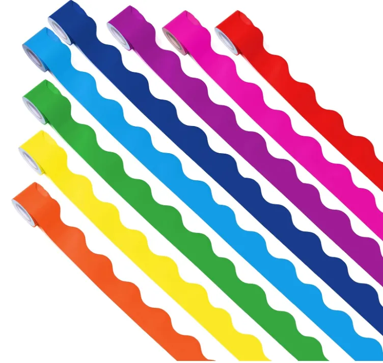 [P-000083] 33 Feet Bulletin Board Borders - 1 Roll