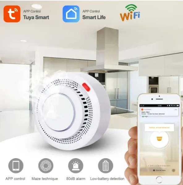 [P-000092] Tuya Smart WiFi Smoke Sensor