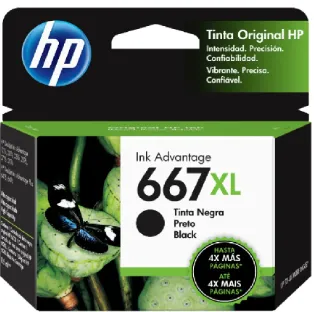 [P-000104] HP 667 XL Black Ink