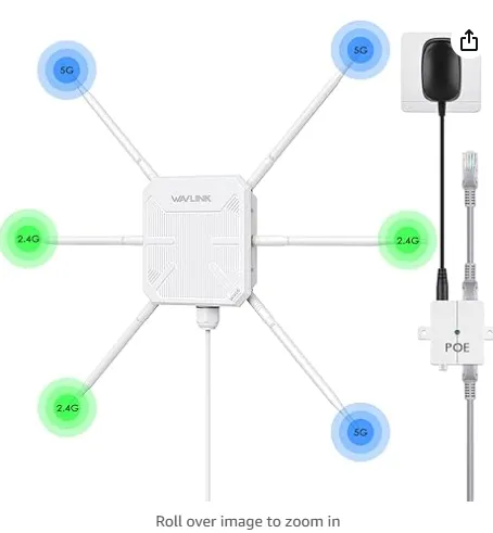 [P-000106] WAVLINK AX3000 WiFi 6 Outdoor Access Point 6*7 dBI