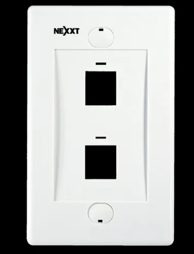 [P-000110] 2 - Port Wall Plate