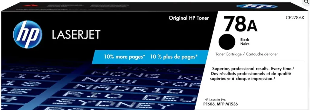 [P-000142] HP 78A Black Toner Cartridge