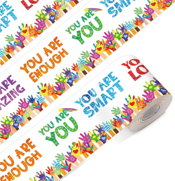 3 inch, 60 Feet  Encouraging Bulletin Board Borders