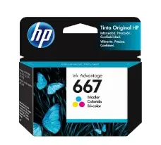 HP 667 Colour Original Ink Catridge (2ml 100 pages)