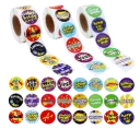 3 Rolls Reward Stickers for Teachers.1500 PCS